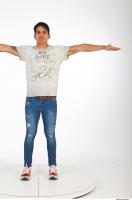 Whole body tshirt jeans  t pose reference 0001